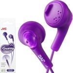 Violet JVC Gumy Ear Bud Headphones