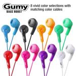 Violet JVC Gumy Ear Bud Headphones