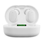 xihama Wireless Earbuds B-13C, Bluetooth 5.3 Headphones, Stereo Sound Sweatproof in Ear Wireless Earphones with Microphone, 30H Playtime LED Display for iPhone/Android/Samsung (White)