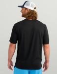 HUK Men's Standard Performance Fishing Logo Tee, Short Sleeve, Quick-Dry, 2.0-Black
