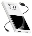 Portable Charger 10000mAh, Power Bank 22.5W Fast Charge, Slim Battery Backup with USB C in/Out, LCD Display External Battery Pack Compatible with iPhone 16 15 14 13 12, Samsung, Google, Android etc