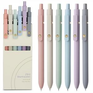 Cute Fine Point Gel Pens Set – 6 Pack