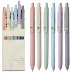 Cute 6-Pack Black Gel Pens for Journaling
