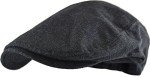 Men's Classic Herringbone Tweed Newsboy Hat