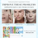 10-Pack Variety Sheet Masks for All Skin Types