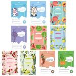 10-Pack Variety Sheet Masks for All Skin Types