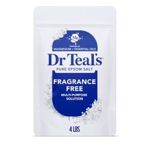 Dr Teal's Fragrance-Free Epsom Salt, 4 lbs