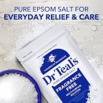 Dr Teal's Fragrance-Free Epsom Salt, 4 lbs