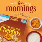 Honey Nut Cheerios Heart Healthy Cereal, 10.8oz
