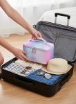 Cute Gradient Makeup Bag - Waterproof Zipper Pouch