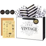 Crisky 13" Gift Wrap Bag with Card & Tissue