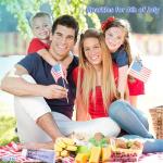 Red, White & Blue Body Glitter for 4th of July