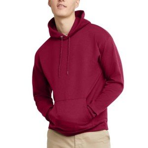 Hanes Men’s EcoSmart Hooded Sweatshirt - Cardinal