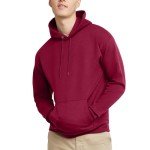 Hanes Men’s EcoSmart Hooded Sweatshirt - Cardinal