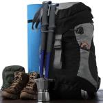 4-Pack Hiking Stick Holders with Elastic Lanyards