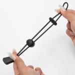 4-Pack Hiking Stick Holders with Elastic Lanyards