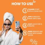 4-Pack Vitamin C Collagen Hydrating Face Masks