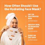 4-Pack Vitamin C Collagen Hydrating Face Masks