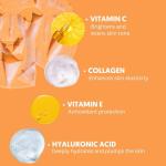 4-Pack Vitamin C Collagen Hydrating Face Masks