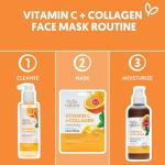 4-Pack Vitamin C Collagen Hydrating Face Masks