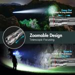 Super Bright Rechargeable Tactical LED Flashlight