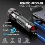 Super Bright Rechargeable Tactical LED Flashlight