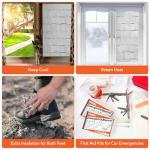 6 Pack Mylar Emergency Survival Blankets for Outdoors