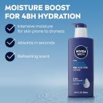 NIVEA MEN Hydrating 3-in-1 Body Lotion, 16.9 Fl Oz