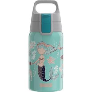 Kids Leakproof Water Bottle - Mermaid Design - 17 Oz