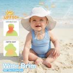 Baby Boy/Girl Sun Hat with Wide Brim