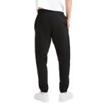 Men's Black Jersey Sweatpants with Closed Bottom