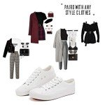 Adokoo Women's White Casual Sneakers - Size 9