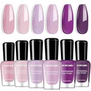 Lilac Quick Dry Nail Polish Set - 0.25oz