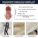 Pink Balaclava Face Mask for Winter Sports