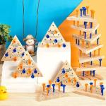 Wooden Triangle Peg Game - Fun Strategy Puzzle