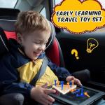 Wooden Triangle Peg Game - Fun Strategy Puzzle