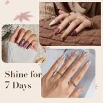 Vegan Nail Polish Set - 4 Quick Dry Colors