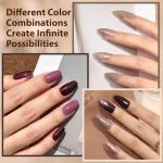 Vegan Nail Polish Set - 4 Quick Dry Colors