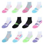 Hanes Girls Cool Comfort 12-Pack Ankle Socks