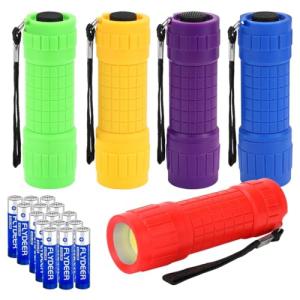 5 Pack Mini LED Flashlights for Kids