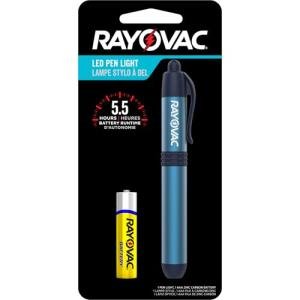 Rayovac LED Pen Light with Clip - Compact Flashlight
