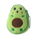 Cute Avocado Coin Pouch with Keychain
