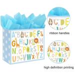 Large Baby Boy Gift Bag with Card & Tissue