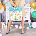 Large Baby Boy Gift Bag with Card & Tissue