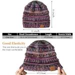 Cozy Purple Slouchy Beanie Hat for Women