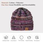 Cozy Purple Slouchy Beanie Hat for Women