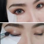 100 Pcs Lint-Free Eyeshadow Shield Pads