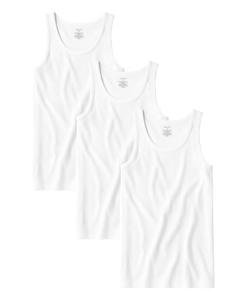 Andrew Scott Men's Cotton A-Shirt Tanks | Tag Free 100% Cotton Tank Tops |Multi Packs-Colors