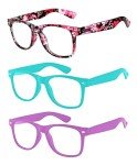 Kids' Floral Sunglasses - 3 Pairs, Bright Colors