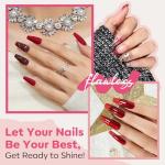 6-Color Quick-Dry Glitter Nail Polish Set